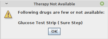 Therapy Not Available