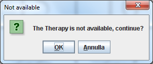 Therapy not available