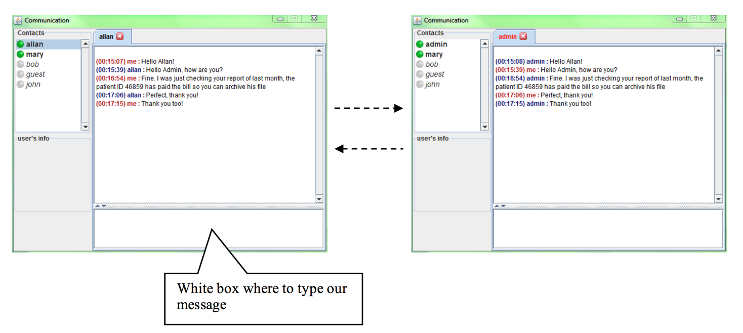 Communication window