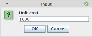 UnitCost Input