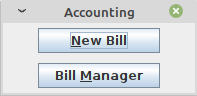 Accounting SubMenu