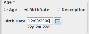 Age by Birthdate